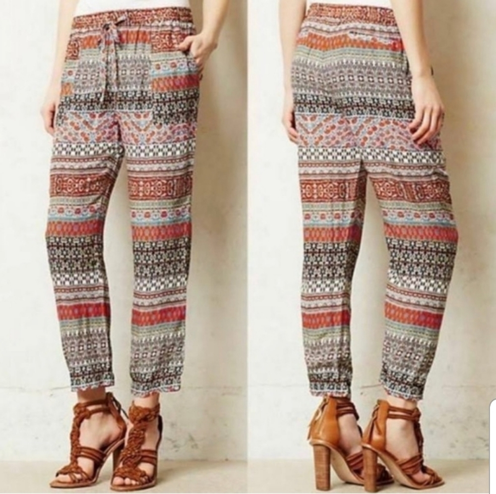 Anthro Lilka Bricolage Lightweight Pants - Picture 3 of 12